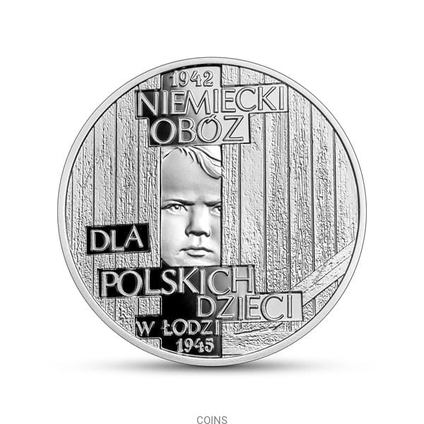 10 zł Niemiecki obóz dla polskich dzieci w Łodzi
