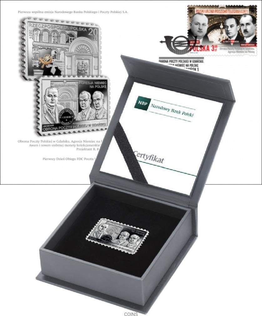 20 zł Obrona Poczty Polskiej w Gdańsku (koperta w opcji)