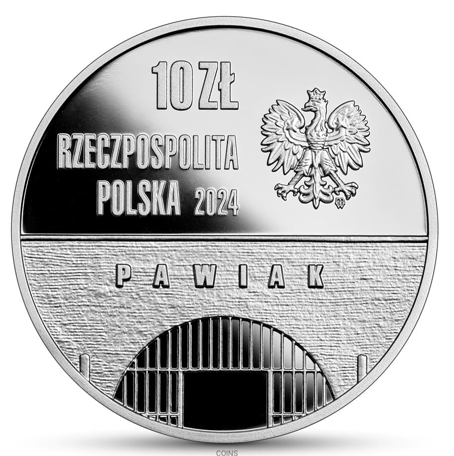 10 zł Pamięci więźniów warszawskiego Pawiaka