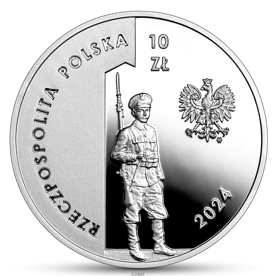 10 zł 100-lecie utworzenia Korpusu Ochrony Pogranicza