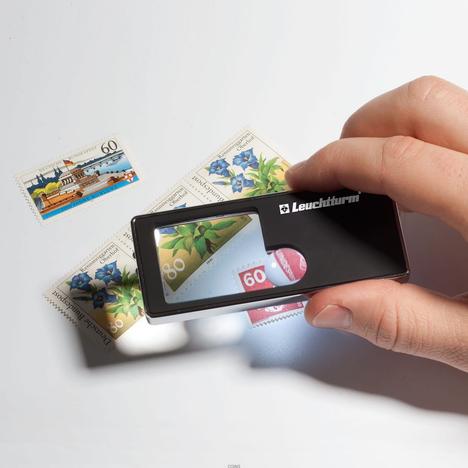 Lupa kieszonkowa LED 5 w 1 Pocket Leuchtturm