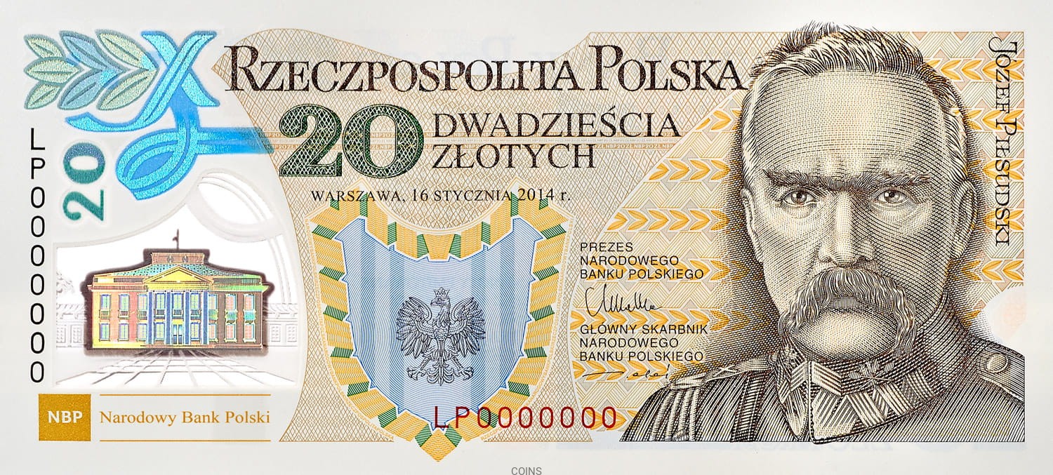 20 zł Legiony Polskie 2014