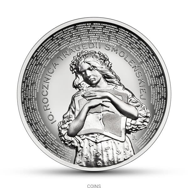 10 zł 10 rocznica tragedii smoleńskiej 31.10 g