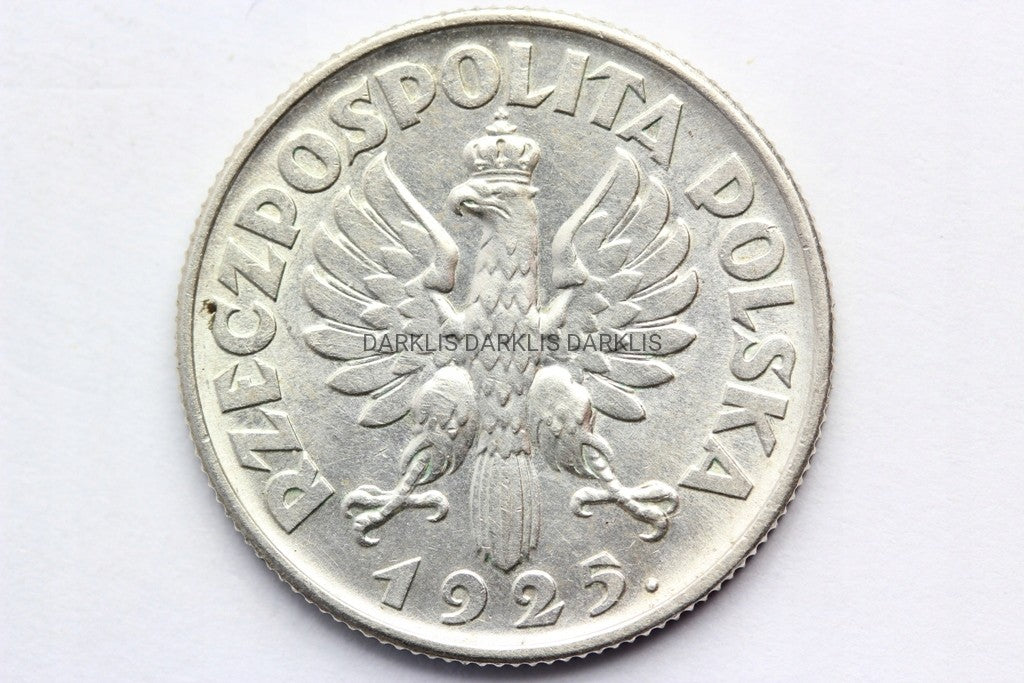 1 ZŁ POLSKA 1925 - ŻNIWIARKA MENNICZA STAN 1/1-