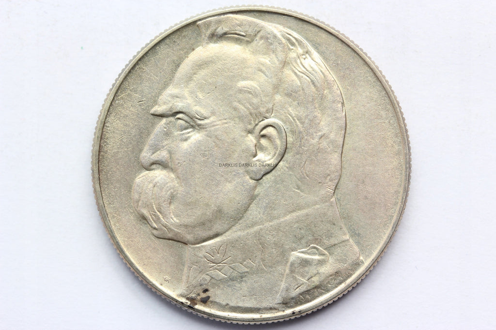 10 ZŁOTYCH POLSKA 1936 JÓZEF PIŁSUDSKI STAN!! NR.3