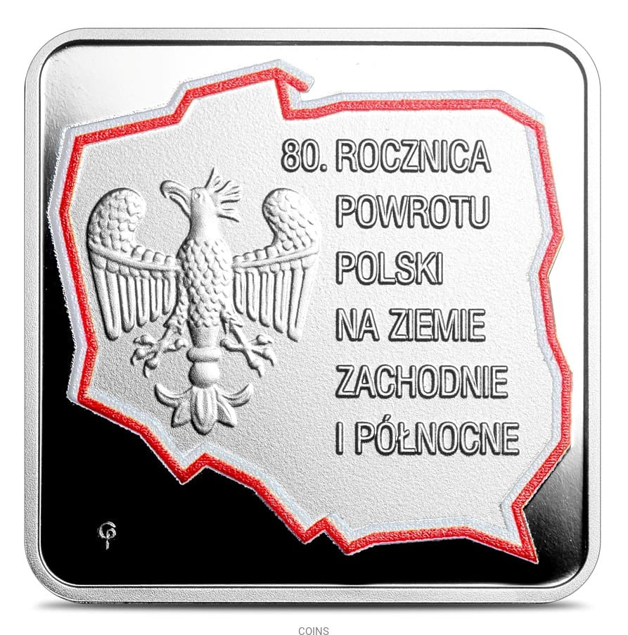 10 zł 80. rocznica powrotu Polski na Ziemie Zachodnie i Północne