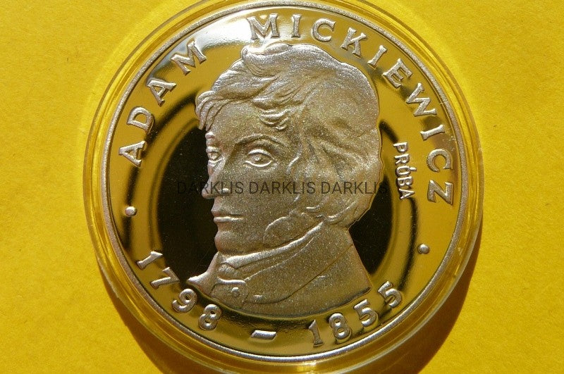 100 ZŁOTYCH POLSKA 1978 - ADAM MICKIEWICZ - PRÓBA