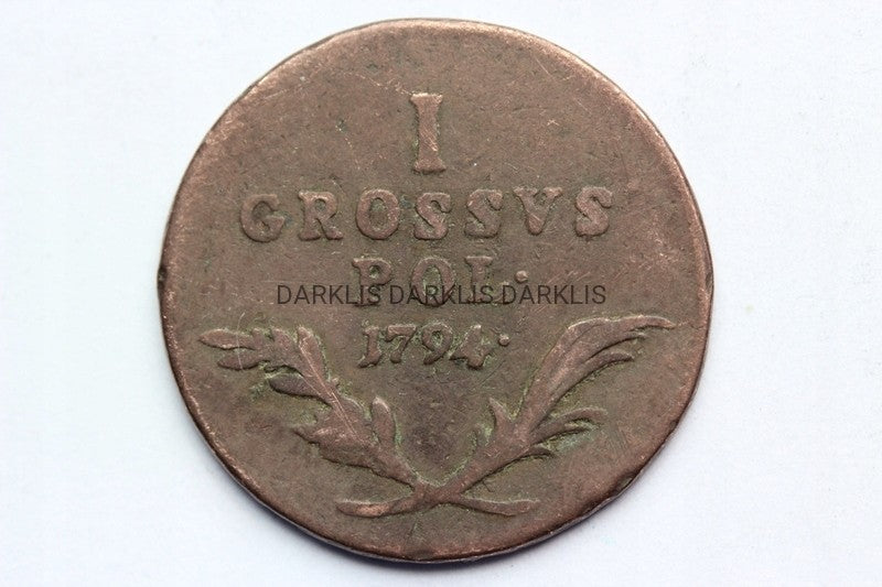 GROSZ 1794 GALICJA i LODOMERIA ZABÓR AUSTRIACKI