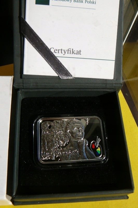 20 ZŁOTYCH POLSKA 2016 OLGA BOZNAŃSKA SREBRO 925