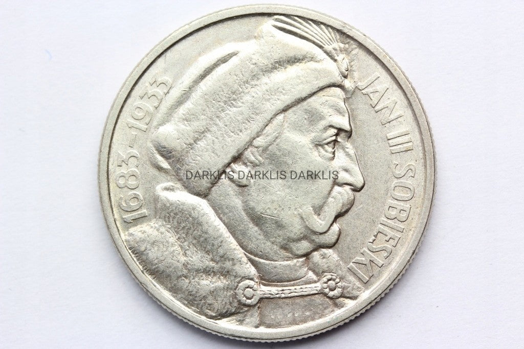 10 ZŁ POLSKA 1933 JAN III SOBIESKI SUPER STAN! NR2