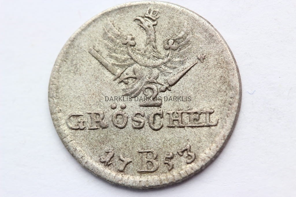 2 GROSCHEL ŚLĄSK WROCŁAW 1753 FRYDERYK II A2