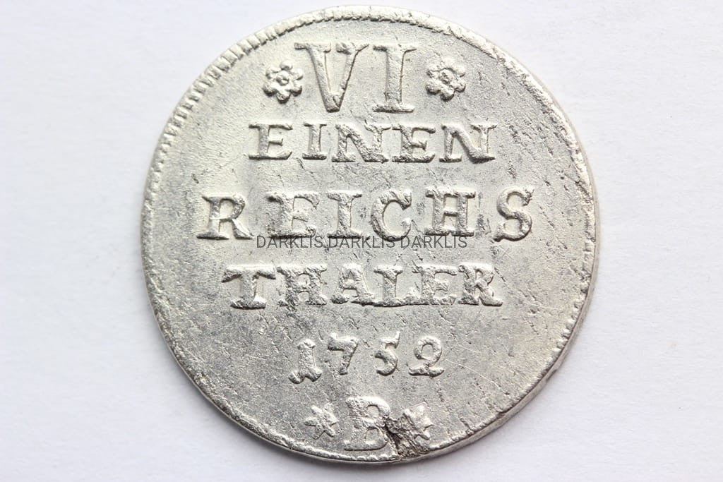 1/6 TALARA 1762 B WROCŁAW ŚLĄSK FRYDERYK II ST 2+