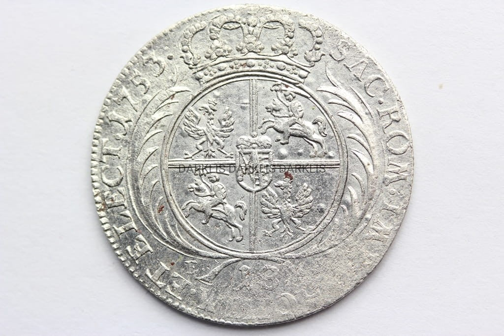 ORT KORONNY 1753 LIPSK - AUGUST III SAS SUPER STAN