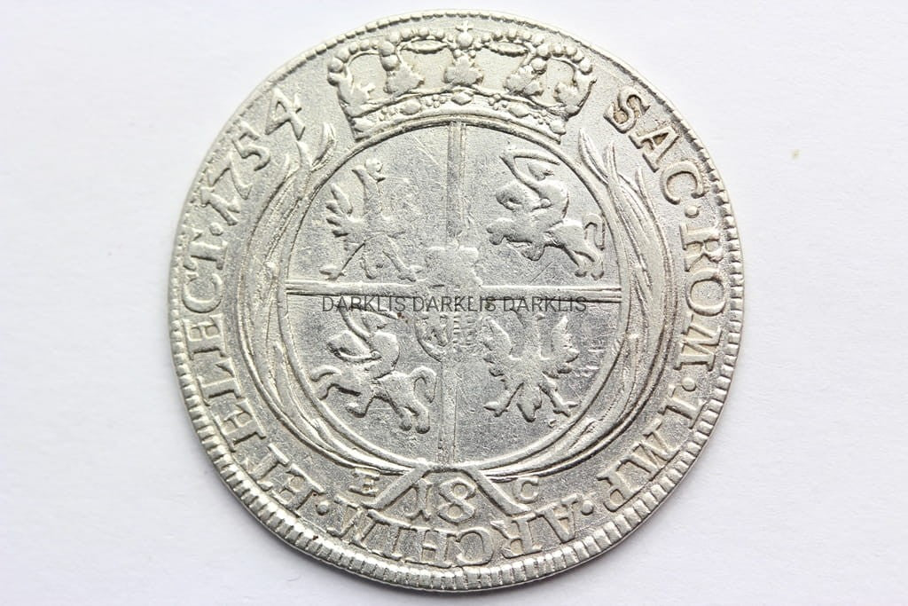 ORT KORONNY 1754 LIPSK - AUGUST III SAS SUPER STAN