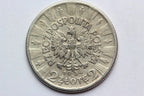 2 ZŁOTE POLSKA 1934 JÓZEF PIŁSUDSKI SUPER STAN Ag