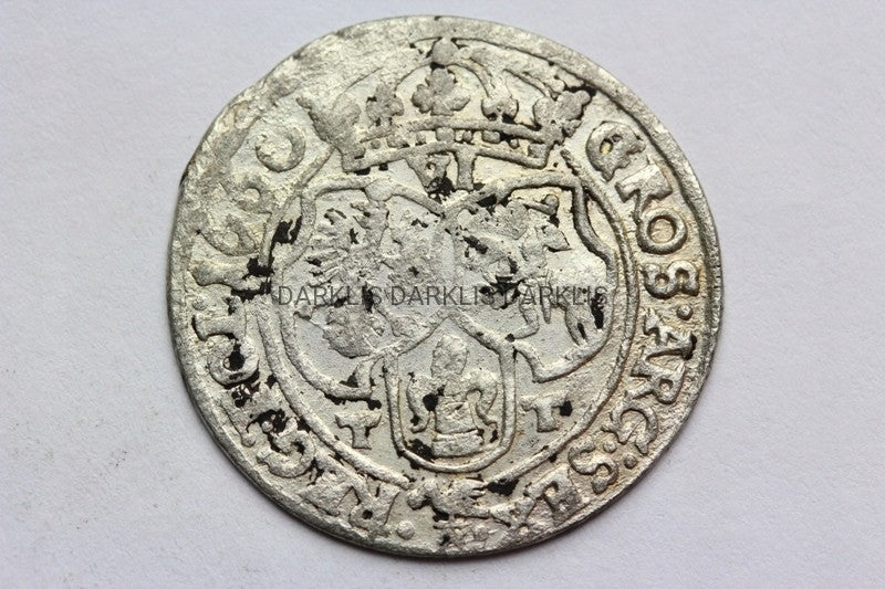 SZÓSTAK POLSKA 1660 TT - JAN II KAZIMIERZ STAN 2